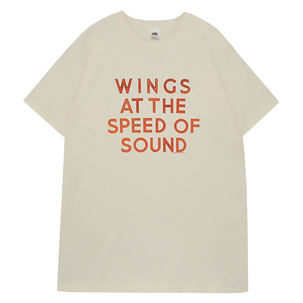 PAUL McCARTNEY & WINGS ポールマッカートニー&ウイングス Wings At The Speed Of Sound Tシャツ Lサイズ オフィシャル拍卖