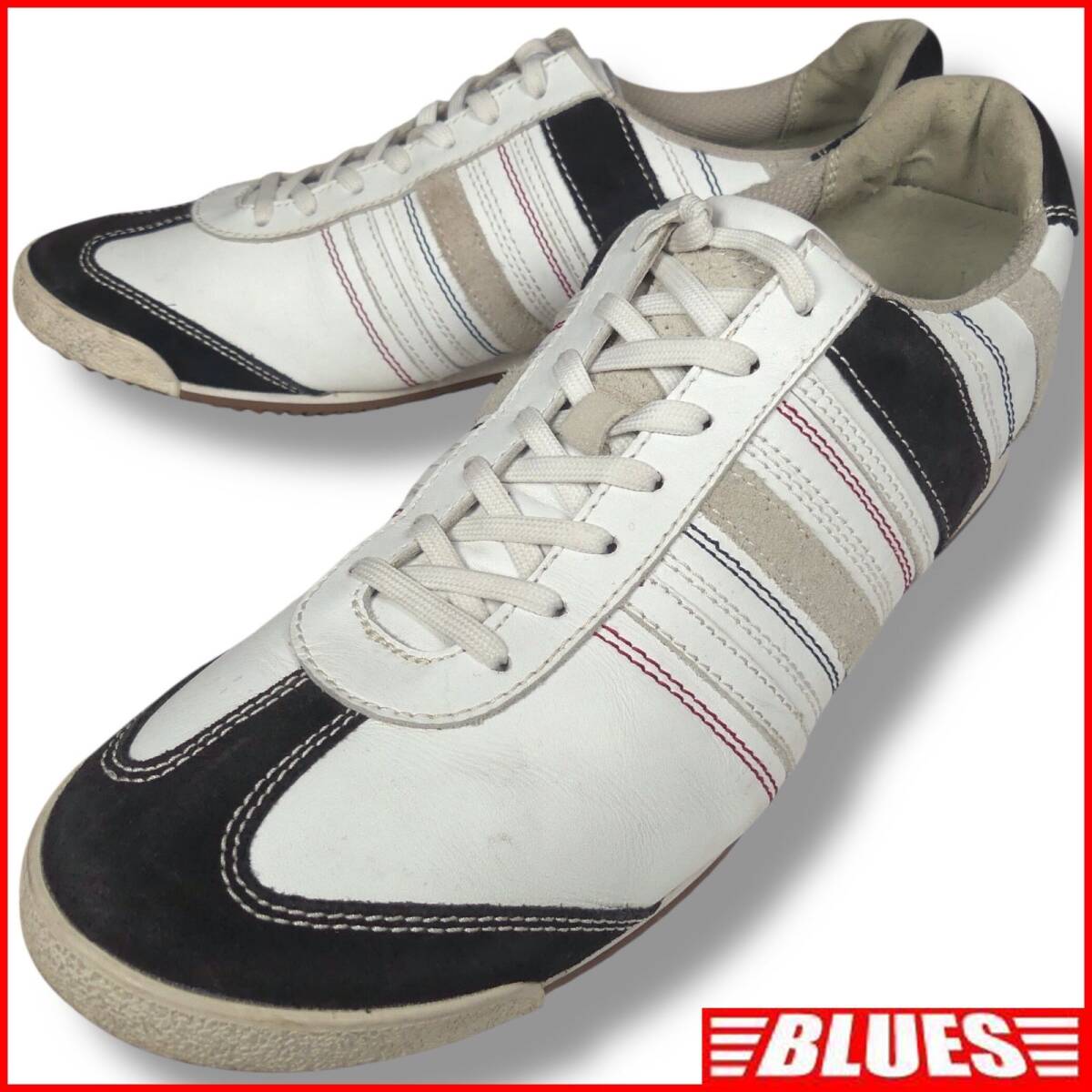 即決★REGAL★26cm レザースニーカー リーガル メンズ 白 本革 カジュアル ウォーキングシューズ 本皮 スニーカー 革靴 アウトドア拍卖