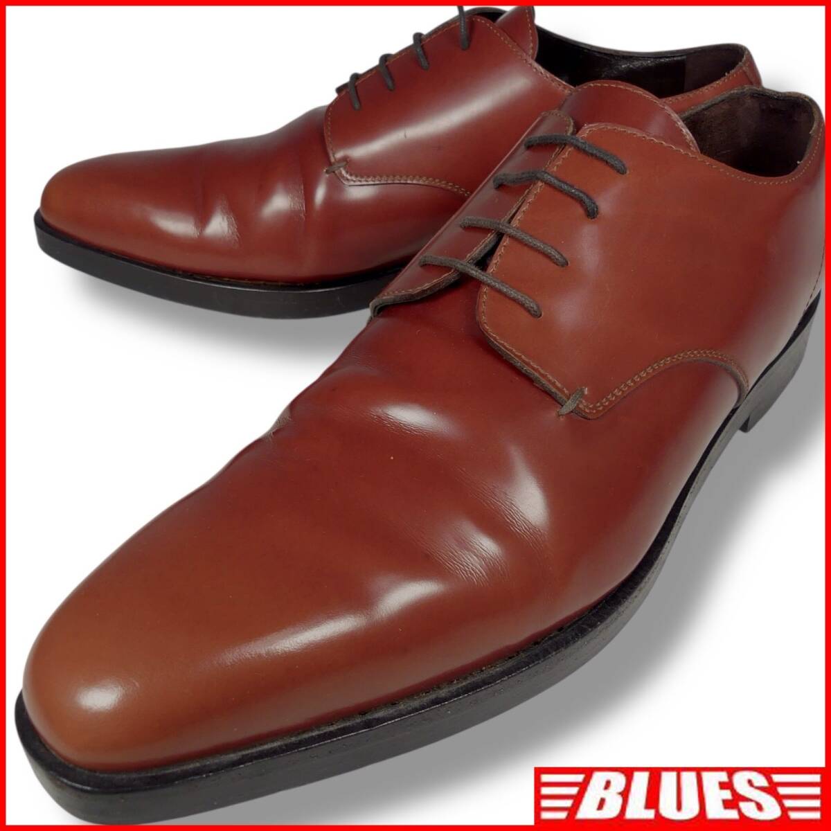 即決★MARNI★28cm レザー ビジネスシューズ マルニ メンズ 44 茶 28.5 本革 レースアップ 本皮 ドレスシューズ拍卖