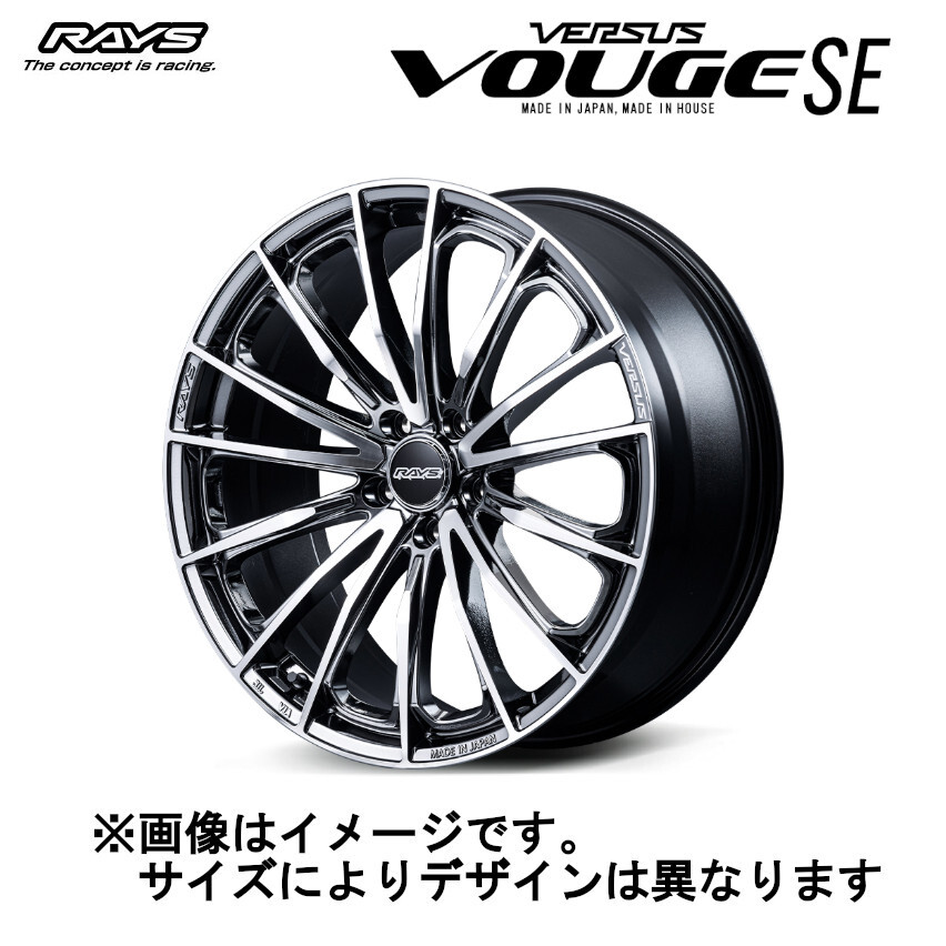 RAYS レイズ VERSUS ベルサス VOUGE ヴォウジェ SE 5/114.3 18x7.0J +48 セミグロスブラック (BOJ) 12328704895BOJ拍卖