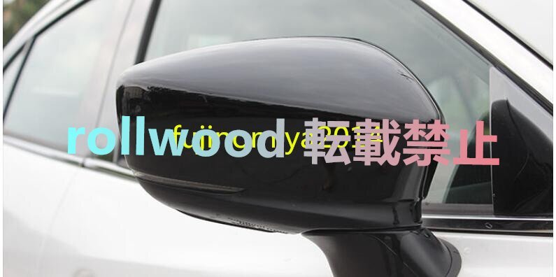 新品 マツダ アクセラ BM &BY専用 サイドミラーカバー 左右セット 黒拍卖