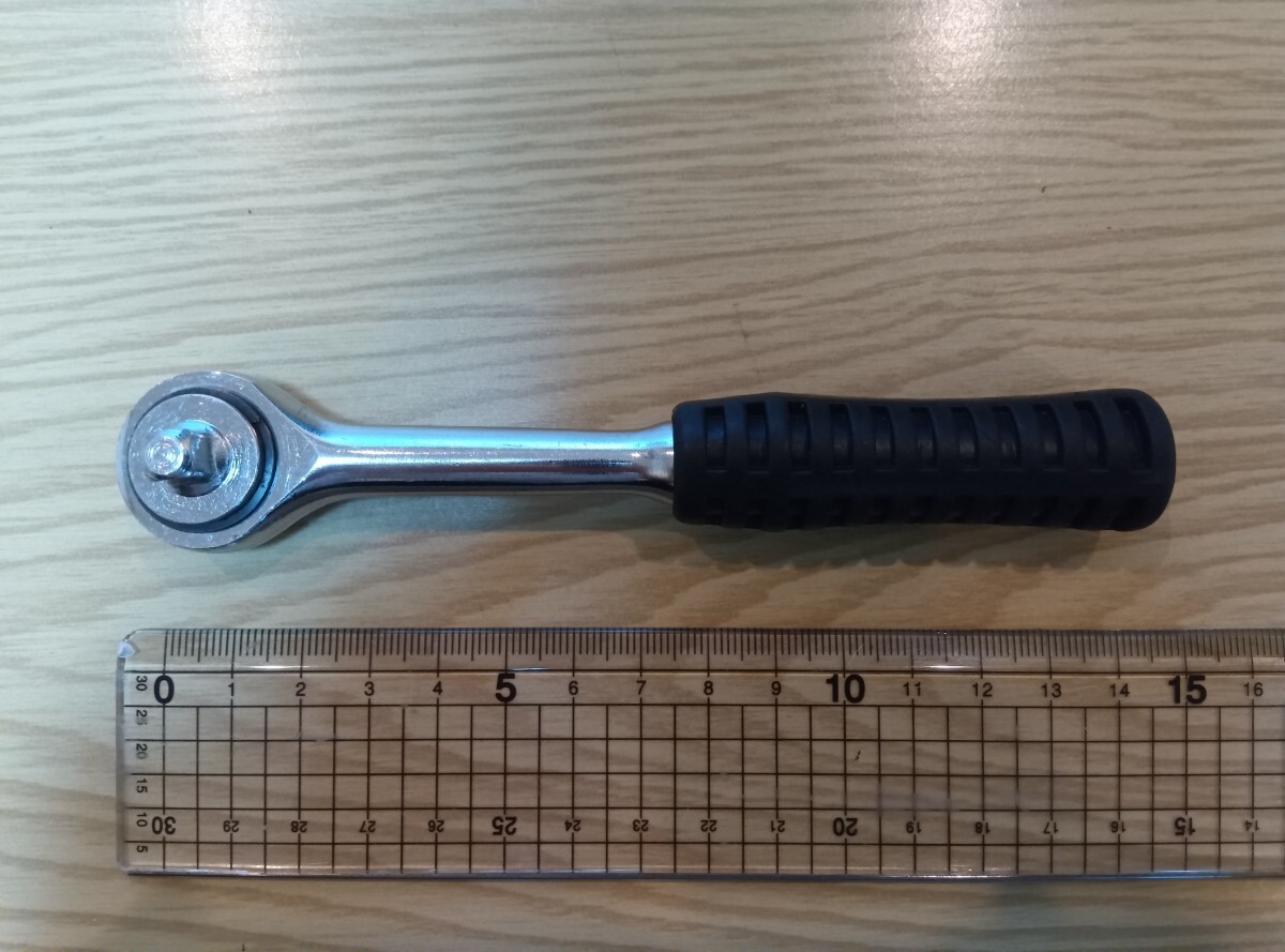 ラチェットハンドル 6.3mm 全長14cm拍卖