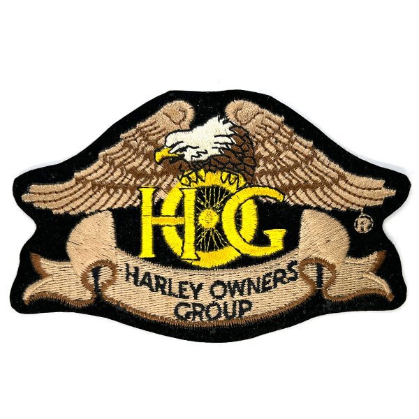 ハーレー・ダビッドソン オーナーズグループ アイロンパッチ Harley Davidson OWNERS GROUP Iron Patch バイカー HOG H.O.G拍卖