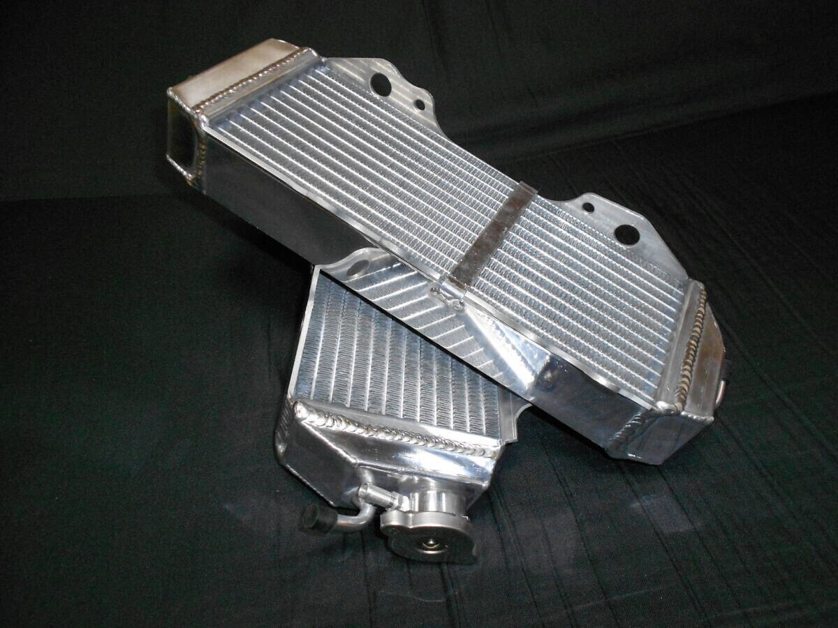 即納 カワサキ 2006-2008 KX250F用 アルミ ビッグラジエター ラジエーター拍卖