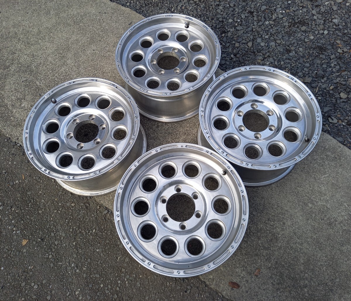 NOTICE ディッシュ レンコン ハイラックス テラノ サーフ プラド 17インチ 8J +25 PCD 139.7 6H 拍卖