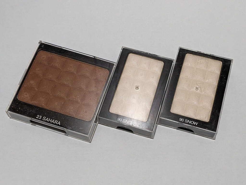 S466 シャネル フェイスパウダー テスター品 3点まとめて イーレル ソレイユ ブラッシュスノー 23 90/60拍卖