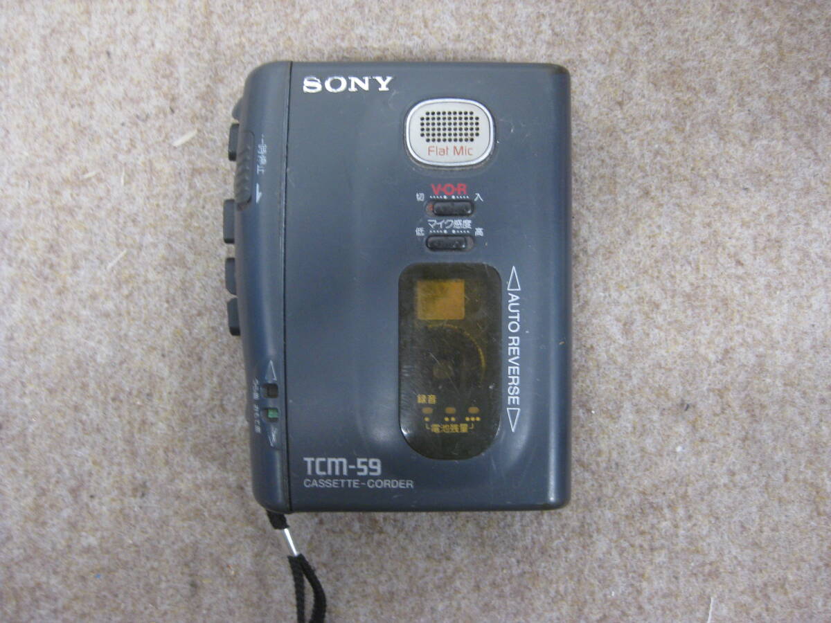 【ジャンク品】SONY Walkman TCM-59 (カセットウォークマン)【●566084】拍卖