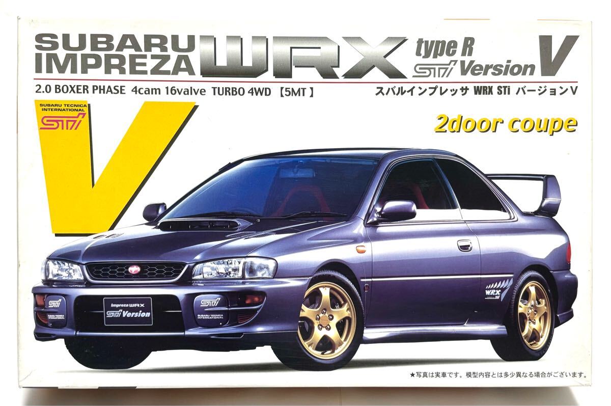 同梱不可 フジミ 休止品 ID96 1/24 スバル インプレッサ WRX STi バージョンV プラモデル FUJIMI SUBARU IMPREZA WRX typeR STi Version V拍卖