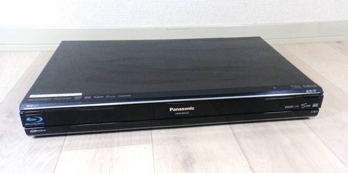 EY Panasonic ブルーレイディスクレコーダー DMR-BR550 パナソニック 現状品拍卖