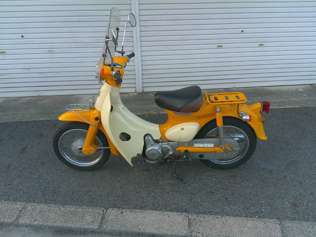 ホンダ リトルカブ セル付4速 イエロー 風防付拍卖