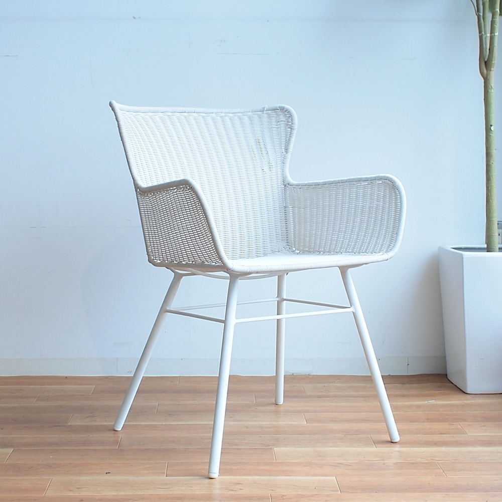 在庫複数あり ウーブンプラス WOVEN+ 未使用品 Juliet ガーデンチェア 屋外 屋内でも オランダ家具ブランド S・CU-E596拍卖