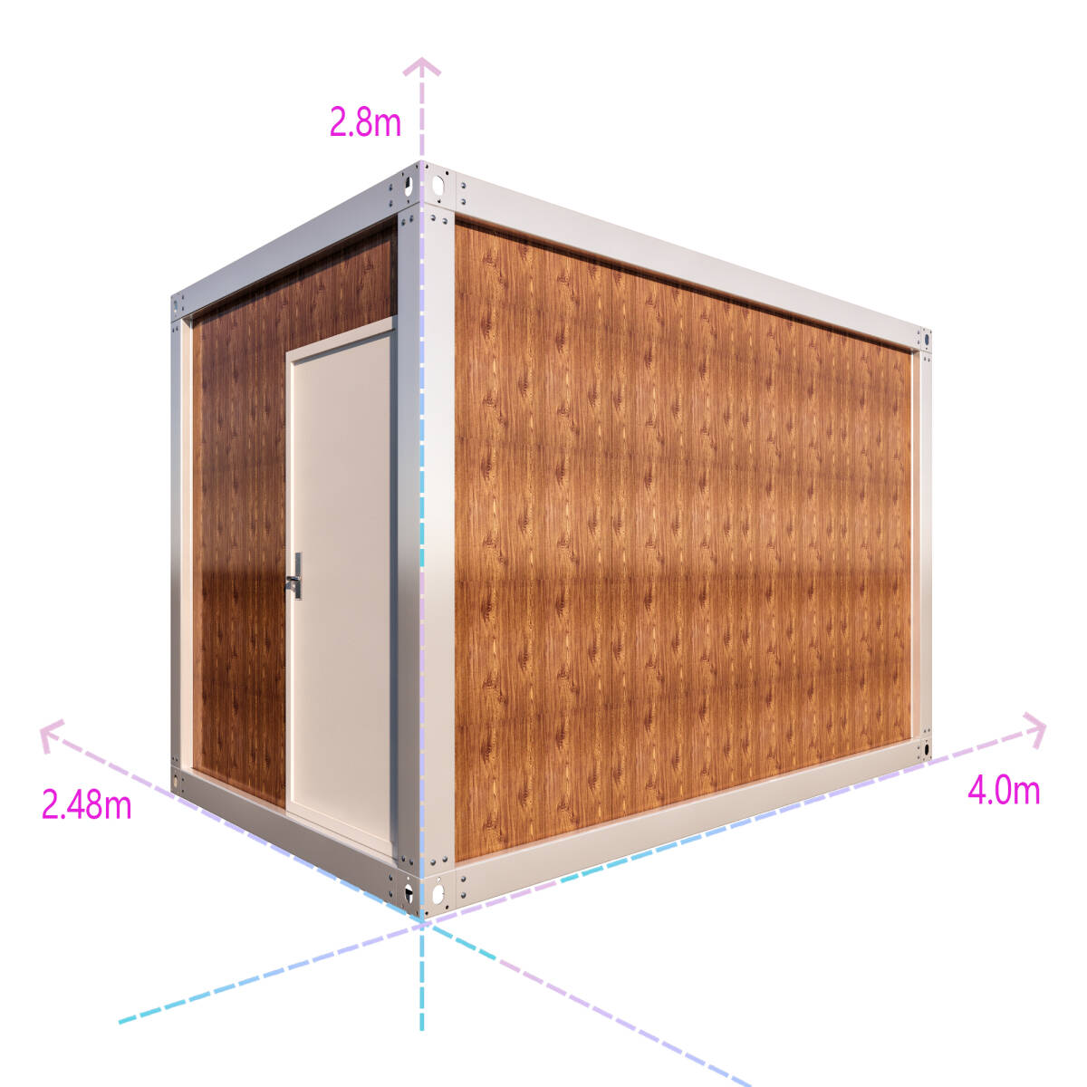 関西発 9.9㎡ 3坪 ウッド 9.9㎡ 組立式 ユニットハウス スーパーハウス プレハブ 倉庫 建築確認必要なし 網戸付 お引き取り限定出品拍卖