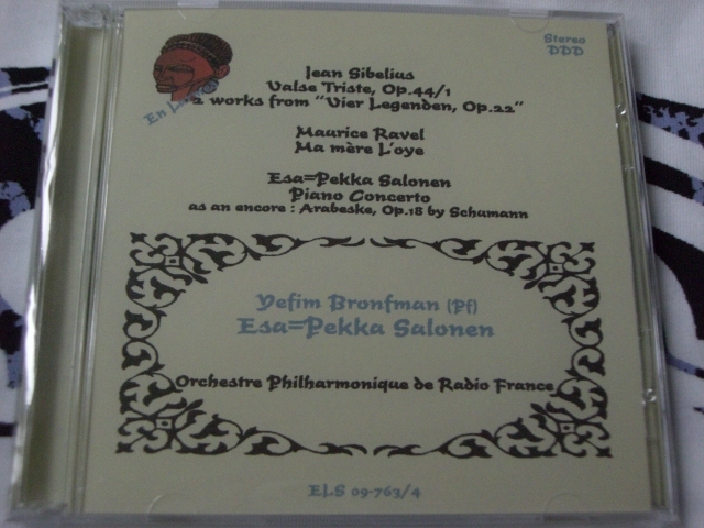 サロネン&ブロンフマン(P)!シベリウス:4つの伝説より,他。(2CD) 拍卖