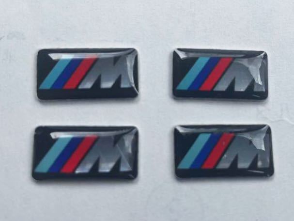 BMW M ロゴミニ ステッカー 4枚 E60 E61 E65 E66 E70 E71 E81 E83 E85 E87 E89 E90 E91 E92 E93 F01 F07 F10 F11 F20 F30 F31 F36.拍卖