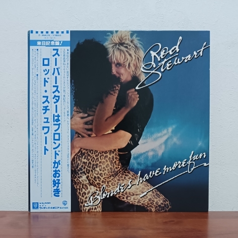 帯付LP/ ロッド・スチュワート☆ROD STEWART「スーパースターはブロンドがお好き / BLONDES HAVE MORE FUN」アイム・セクシー拍卖