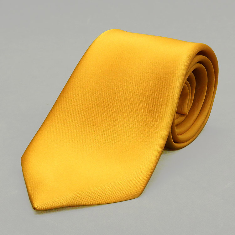 日本製 ネクタイ 東レ テトロン 75デニール糸使用 からし色 甲州織 洗濯機OK メール便OK NT75-W07拍卖