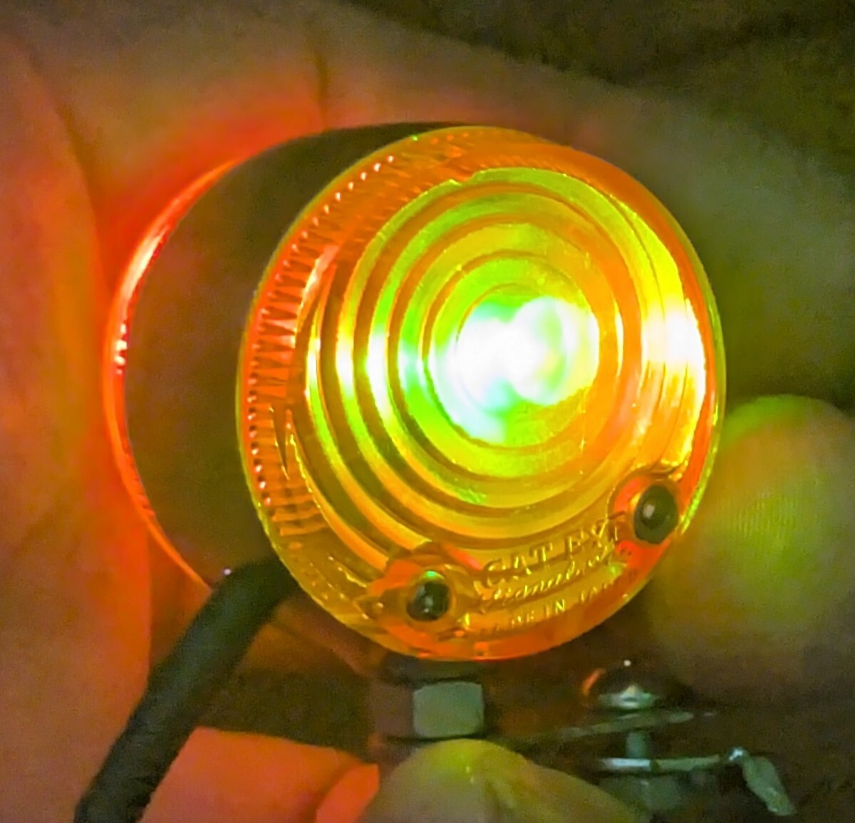 オレンジ )新品 未使用 入手困難 40年前に購入 ワチャワチャ点滅 6V 12V 点灯 ok Z1 Z2 CB GT CBX GS KH SS マッハ サンパチ パッソル 拍卖