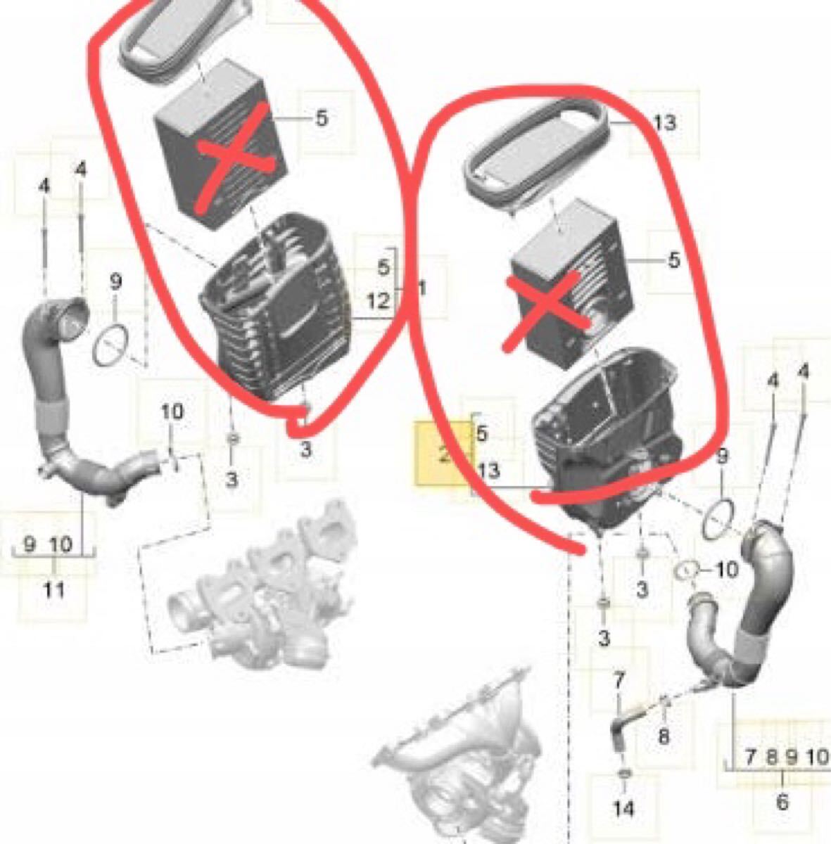 ポルシェ マカン 95B ツインターボ 左右エアクリーナーボックス 左右セット S TURBO GTS 拍卖