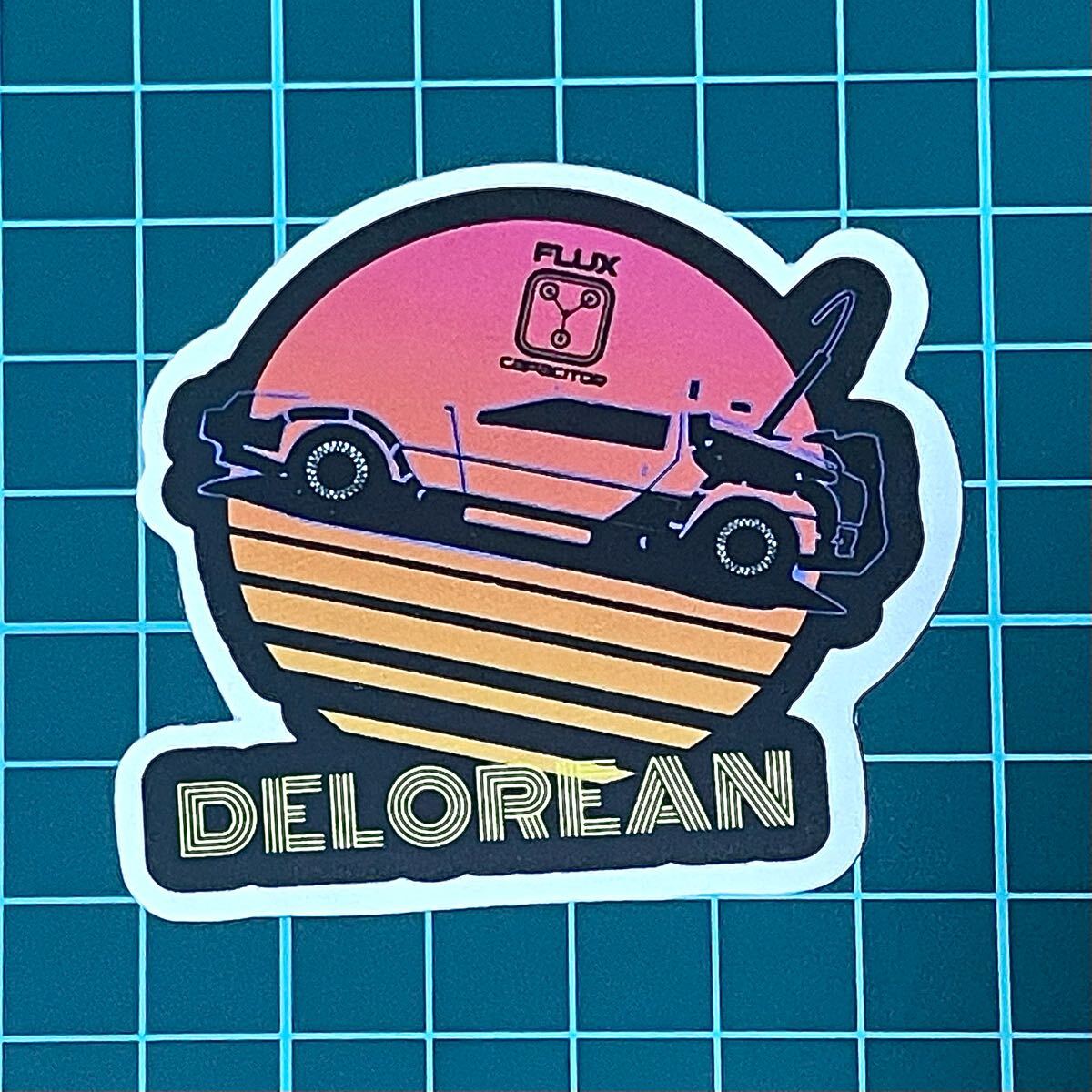 ST397 ステッカー シール デロリアン 映画 バックトゥザフューチャー拍卖