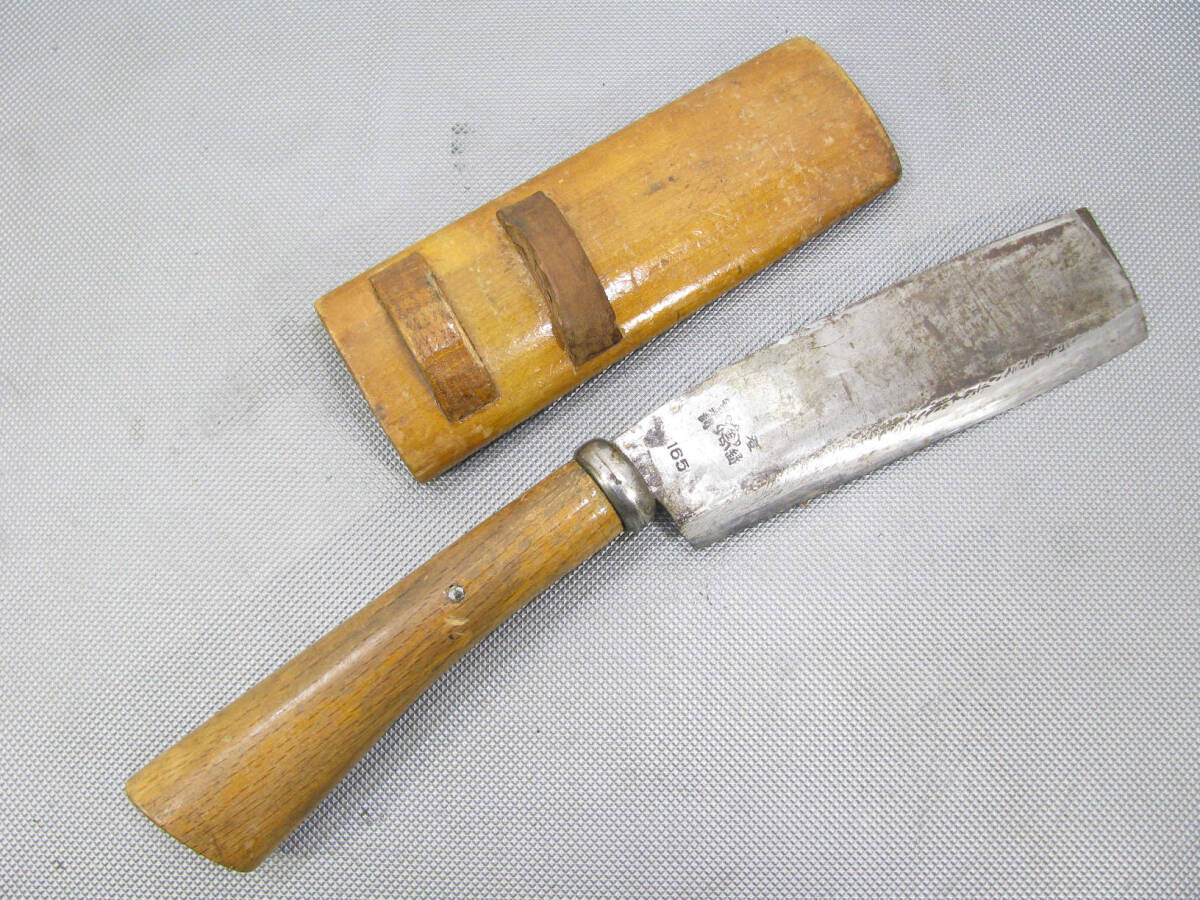 ★ビンテージ★登録 金亀 ? 安来鋼 鉈 165mm拍卖