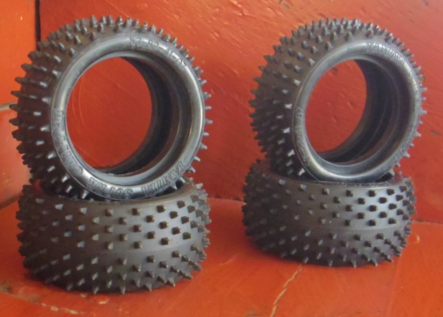 ★▲タミヤOP.84 6029・後輪スクエアスパイクタイヤ,53084(レターパック)拍卖