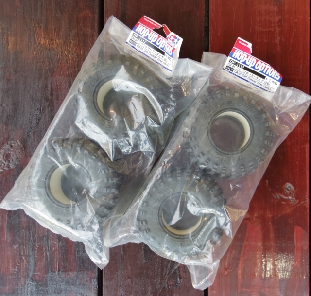 【2セット】CR-01,OP.1117 クリフクローラータイヤ (4本),54117(レターパック)拍卖