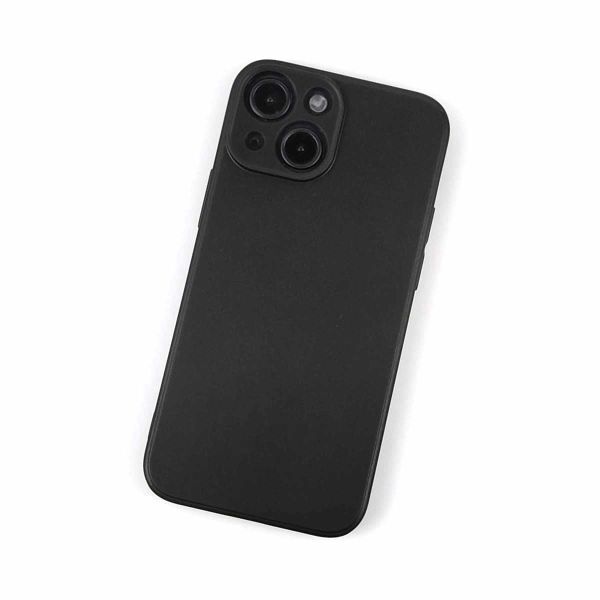 iPhone 13 mini用 シンプル薄型ソフトケース カバー TPU ブラック拍卖