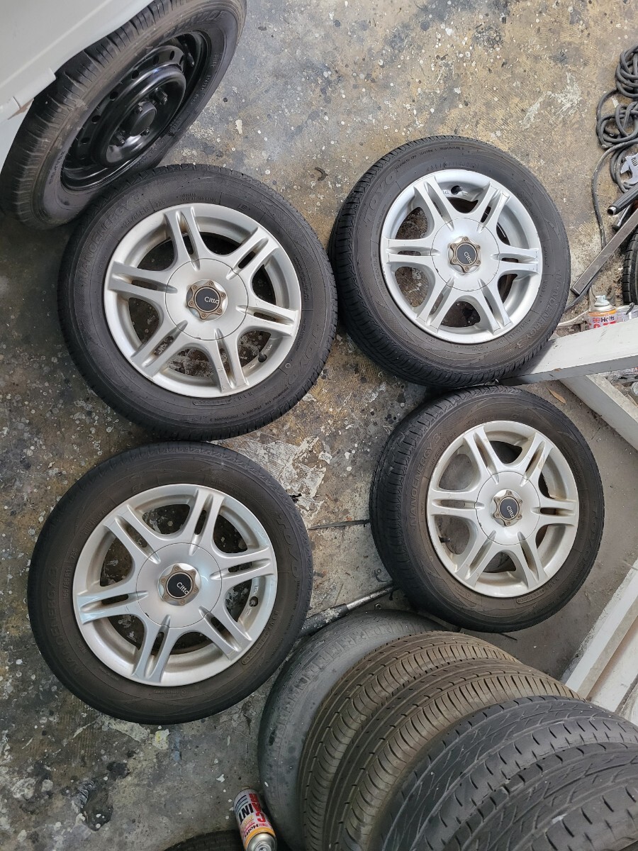 軽自動車 軽 社外アルミ アルミホイール タイヤ 155/65R13 13インチ ワゴンR ムーブ タント パレット ミラ アルト マルチ Citto拍卖