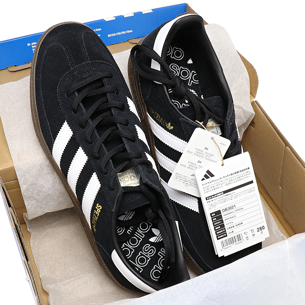 未使用 アディダス ハンドボール スペツィアル DB3021 28cm ブラック×ホワイト メンズ スニーカー adidas拍卖
