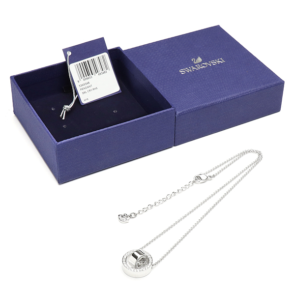 未使用 スワロフスキー Hollow Small ペンダント 5349348 ホワイトロジウム クリスタル ネックレス SWAROVSKI拍卖