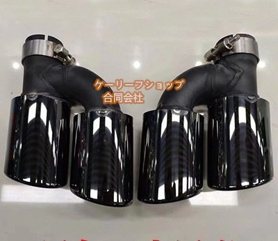 【ケーリーフショップ】新品 アウディ A5 A6 A7 マフラー マフラーカッター 2p Bk拍卖