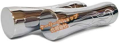 ハーレー用1インチハンドルグリップ/ビレットメッキ/ソフテイル クローム エボ チョッパー WCC/ダイナスポーツスター ファイヤーパターン拍卖