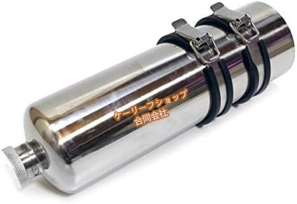 汎用 エマージェンシータンク 予備タンク 外付け ガソリンタンク ロングツーリング チョッパー ステンレス製1L フレーム固定拍卖