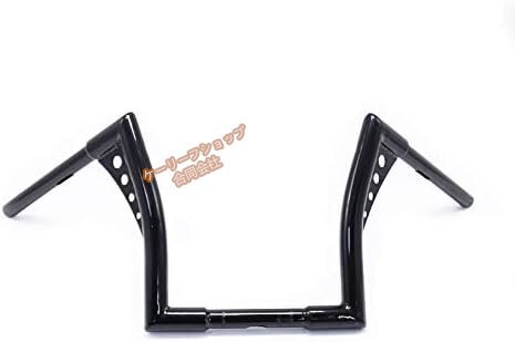 ハーレー・ホンダ・カワサキ・スズキ対応 1インチ(25mm) アペハンガーハンドル 10-16調節可能 (FLHT/FLHR/スポーツスター883/1200/シャド拍卖