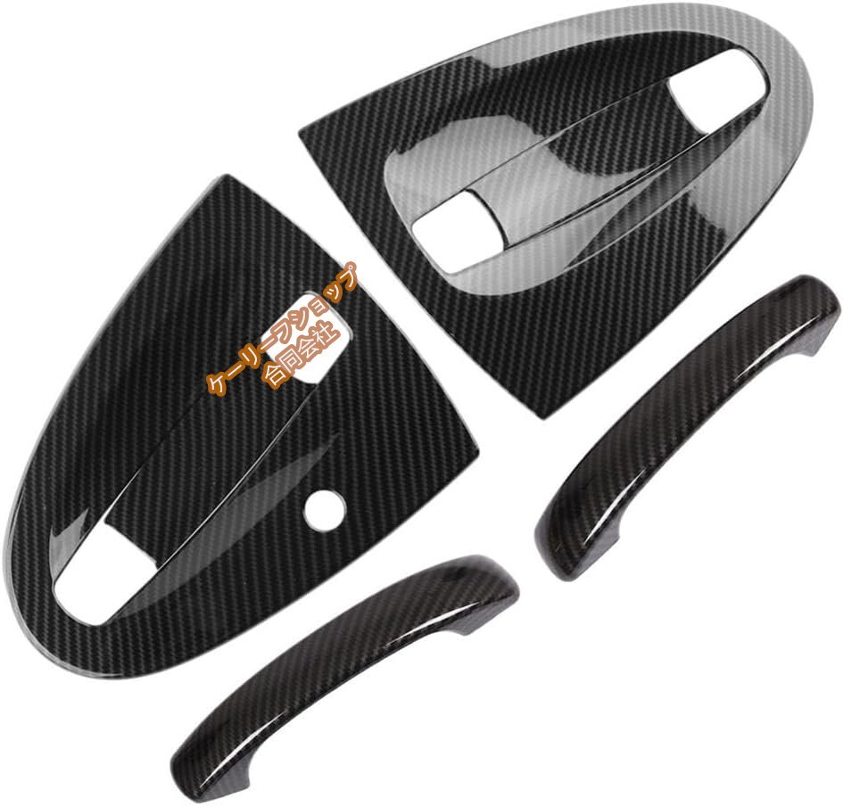 【ケーリーフショップ】車の外装ドアハンドルカバートリム、スマートフォーツー451 2009 2010 2011 2012 2013 2014 2015拍卖