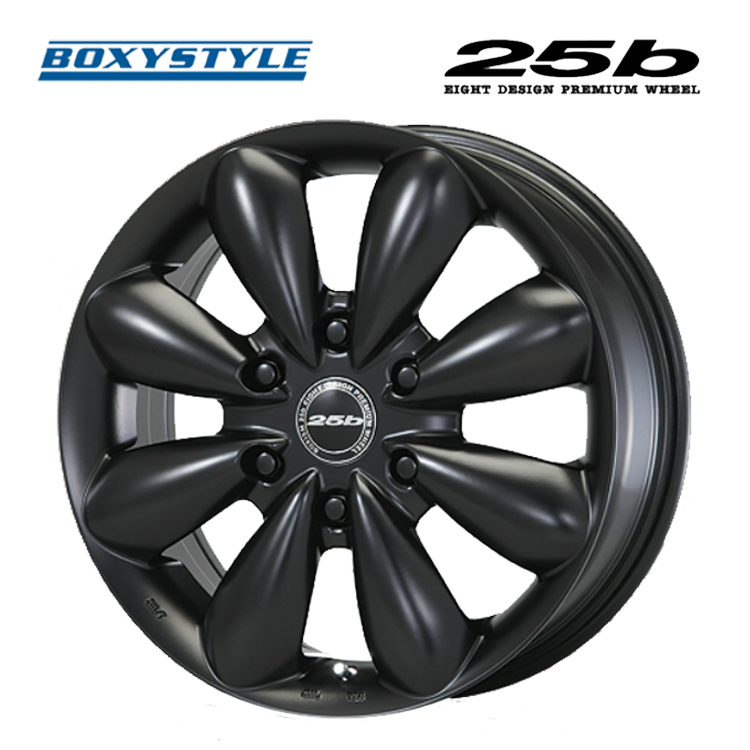 送料無料 ボクシースタイル BOXY STYLE BOXISM 25b 6.5J-17 +48 6H-139.7 (17インチ) 6H139.7 6.5J+48【2本セット 新品】拍卖