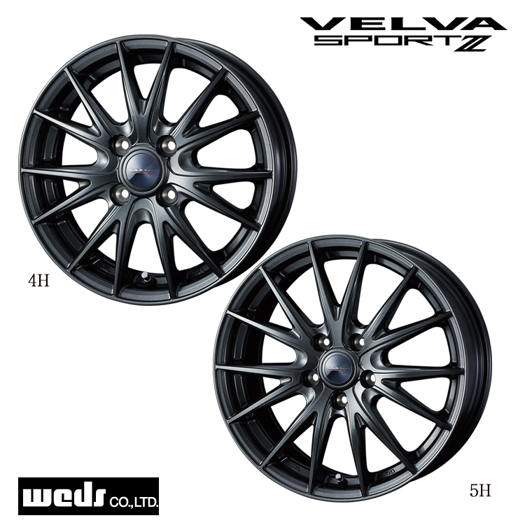 送料無料 ウェッズ WEDS VELVA SPORT2 7J-17 +53 5H-114.3 (17インチ) 5H114.3 7J+53【1本単品 新品】拍卖