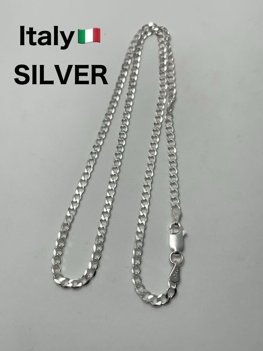 LME2-16w31 喜平Italysilverスターリングシルバー925チェーン3ミリ巾16インチw拍卖