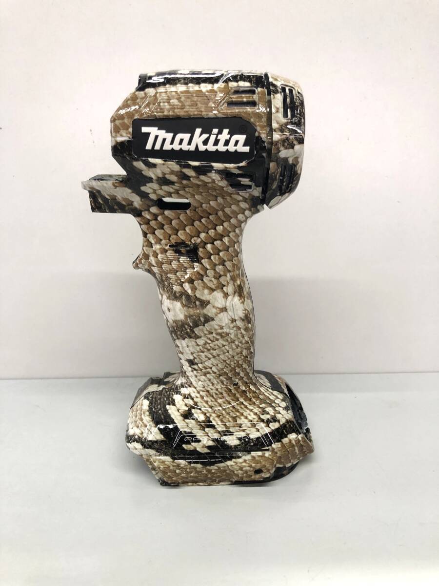 マキタ makita インパクトドライバー TD173用 カスタムハウジング(外装) パイソン柄 艶有り仕様拍卖