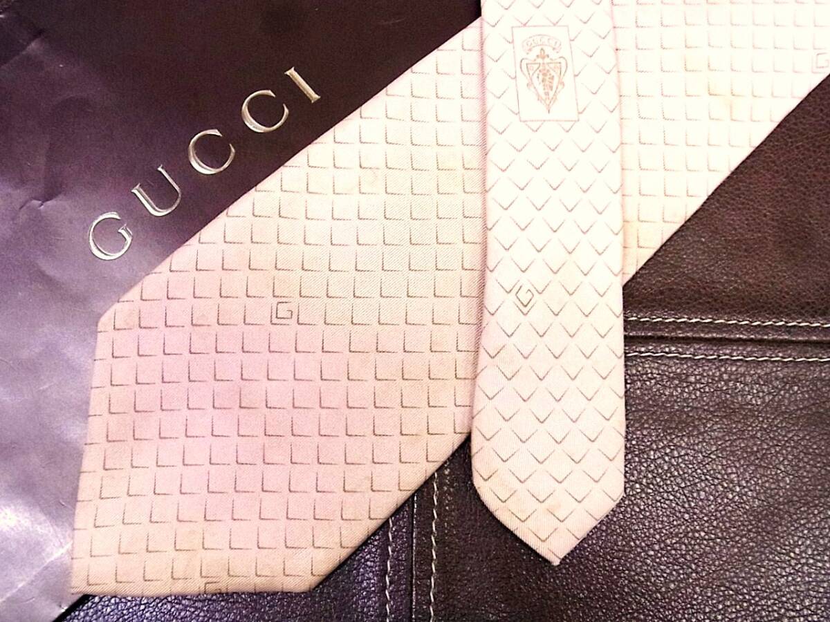 ●1167●在庫処分SALE●グッチ【GUCCI】「Gロゴ」ネクタイ★拍卖