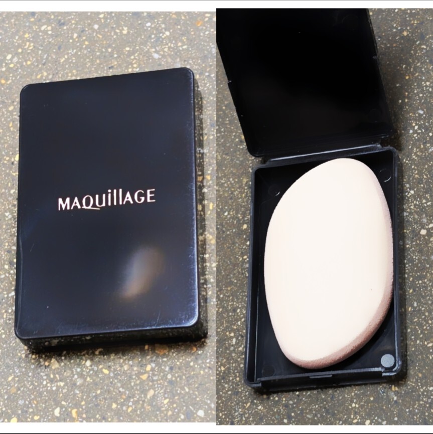【新品 未使用】マキアージュ コンパクトケース & ふんわり極上パフセット 拍卖