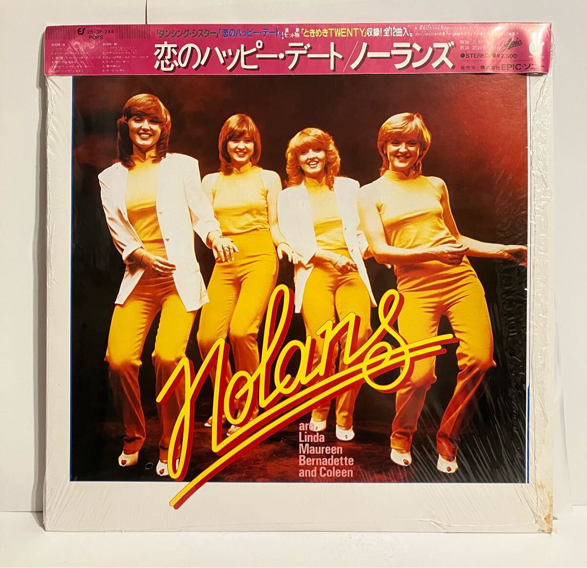 帯付き レコード ノーランズ 恋のハッピーデート THE NOLANS MAKING WAVES obi拍卖