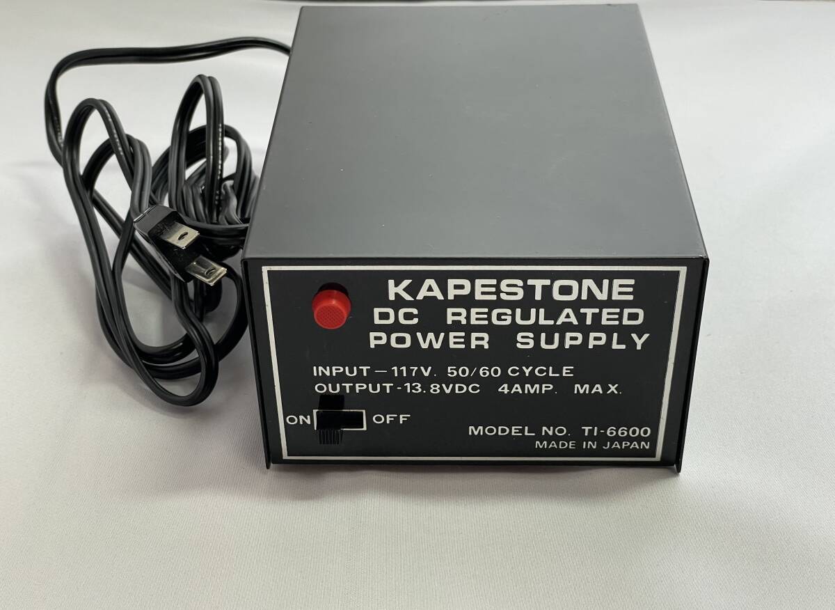 【中古・美品/超希少/動作確認済】★KAPESTONE:DC安定化電源(TI-6600)★拍卖