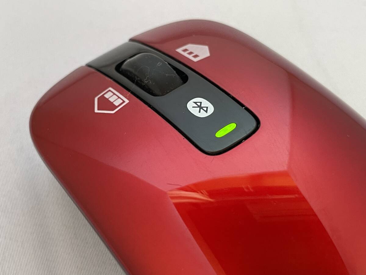 【中古・美品/動作確認済】★NEC:Bluetoothワイヤレスマウス/ワインレッド(MT-1337)★拍卖