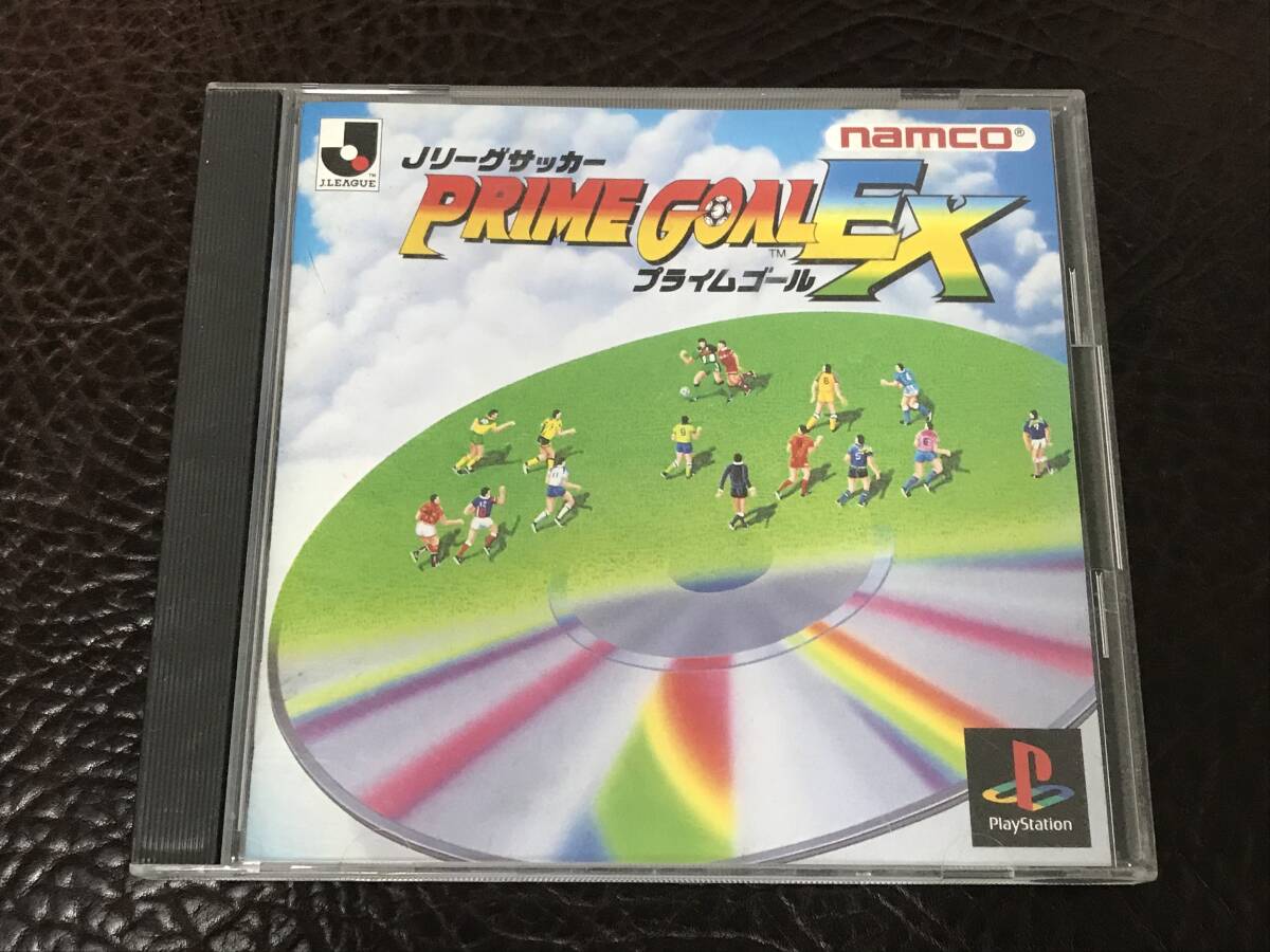 ★ 送料無料 PS1 サッカーゲーム ★ プライムゴール EX Jリーグサッカー PRIME GOAL 動作確認済 説明書付き 帯付き ★拍卖