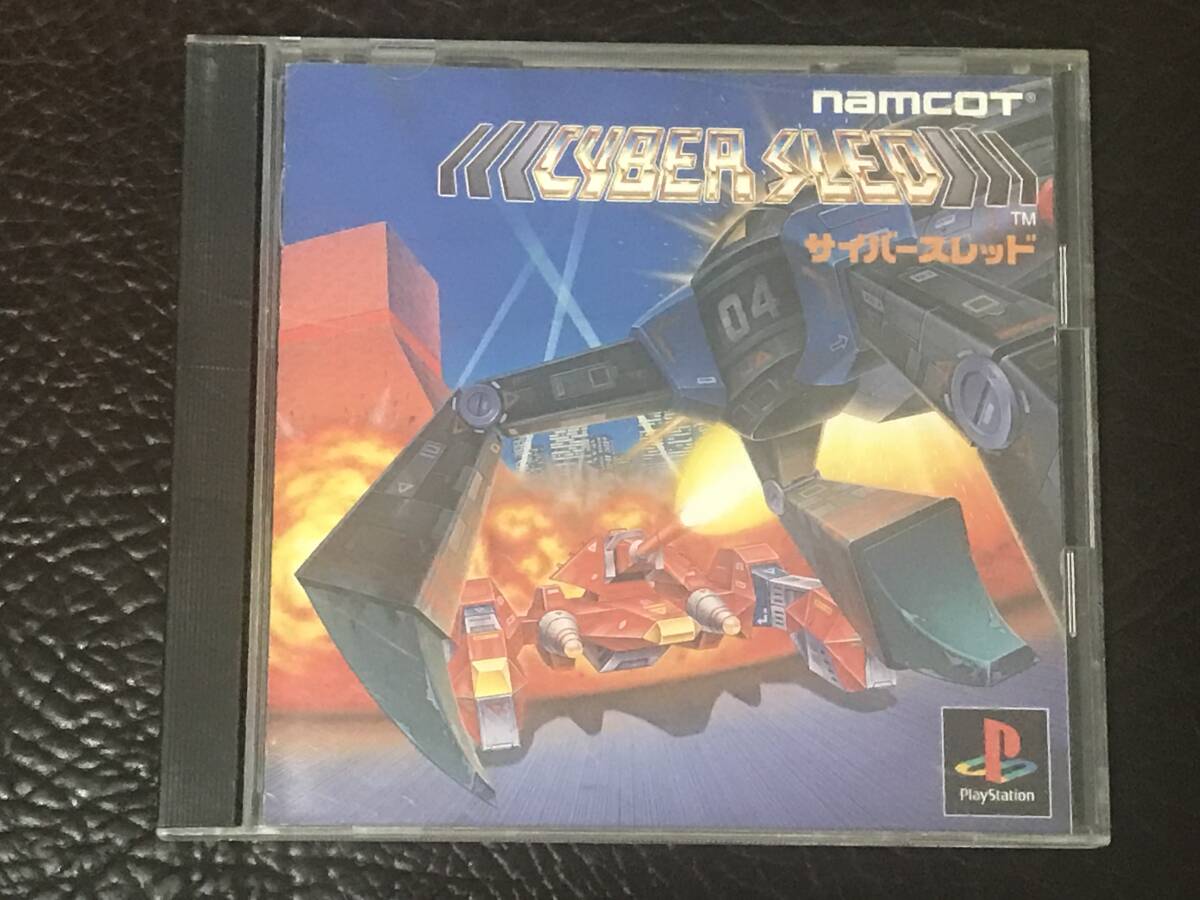 ★ 送料無料 PS1 シューティング ★ サイバースレッド CYBER SLED 動作確認済 説明書付き ★拍卖