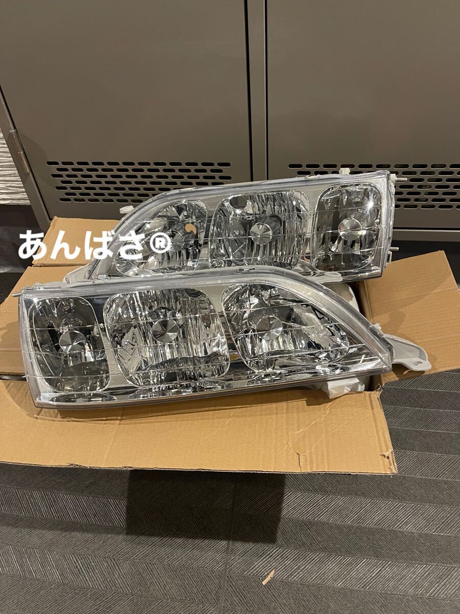 100クレスタ jzx100 100系クレスタ ヘッドライト トヨタ クレスタ cresta 100cresta 新品 左右 未使用 toyota gx100拍卖