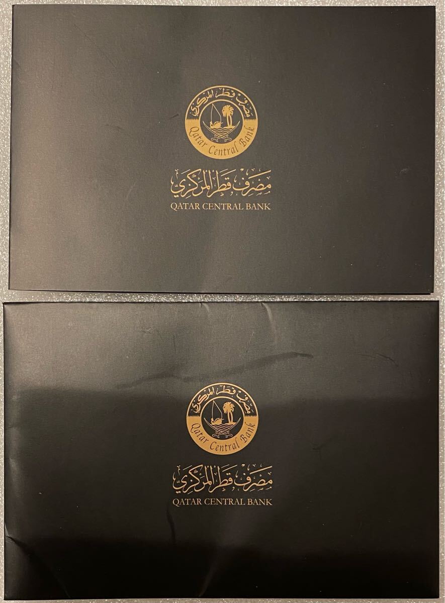 カタール 22 Riyals札 記念発行ポリマー紙幣 コレクション用公式新札フォルダー入り 2022年 ”サッカーW杯”  拍卖