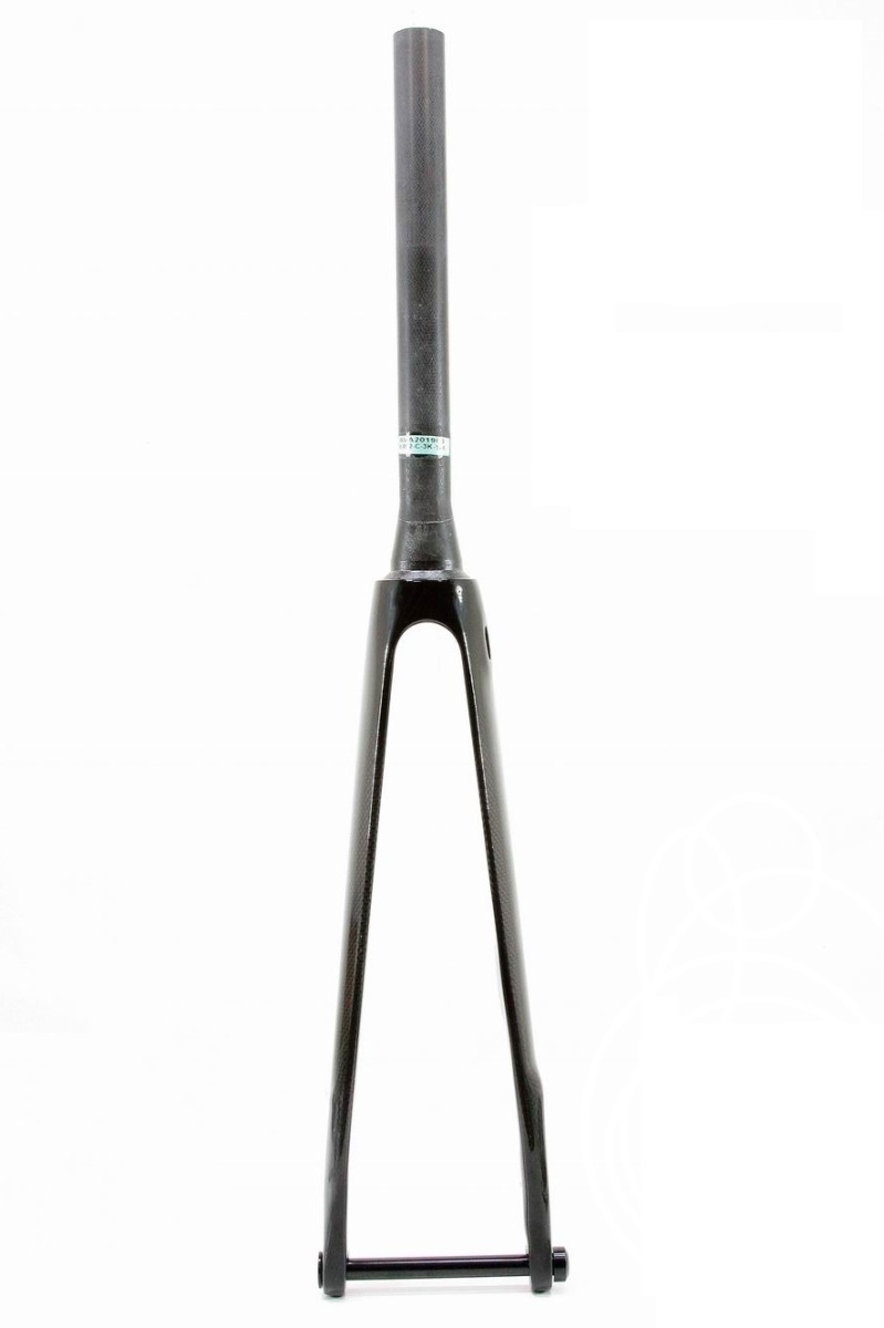 【即納】【超軽量460g】 MicrOHERO FULL 3K Carbon Fork 700c QR12 ロードバイク用 フォーク テーパードコラム ディスクブレーキ専用拍卖