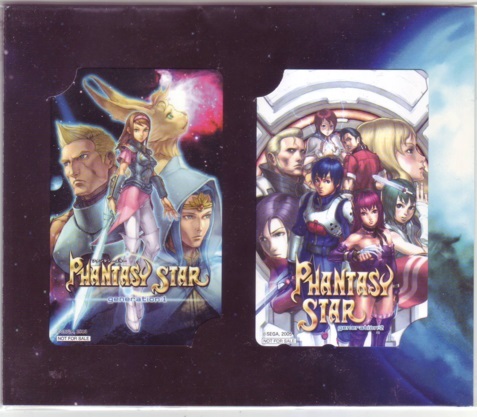 【テレカ】 PANTASY STAR ファンタジースター 台紙付 2枚セット テレホンカード 4H-U0207 Aランク拍卖